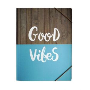 Teczka Incood A4 z gumką, Good Vibes